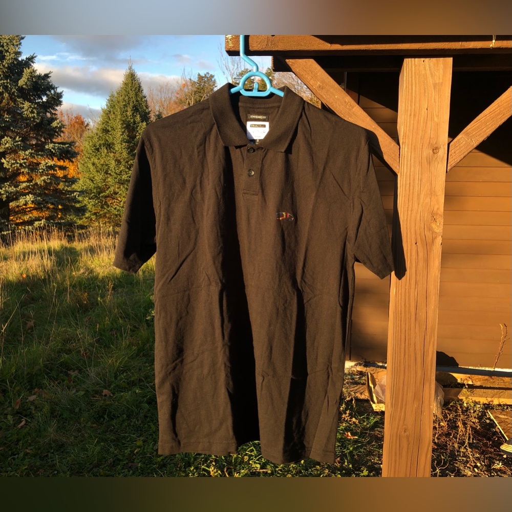 NEW Visual relay lucas beaufort Brixton black polo shirt skateboard men’s Small